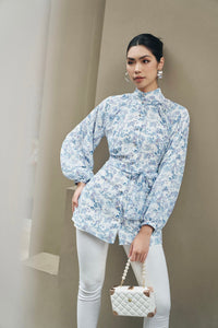 Thumbnail for Mazunte Tunic - Floral Shirts & Tops Ameera Modest Wear 