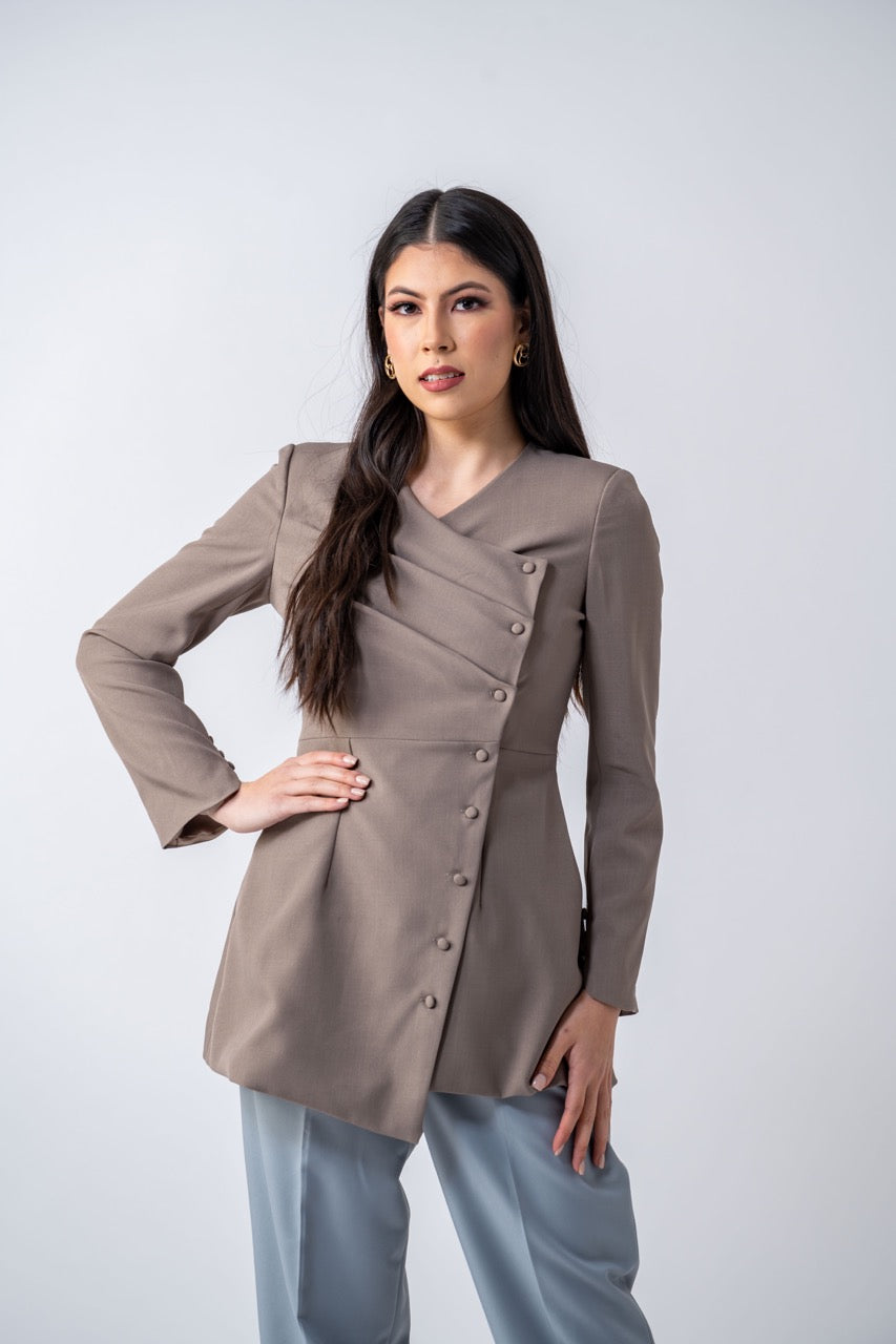 Valencia Long Sleeves Blouse- Cedar Ameera Modest Wear 