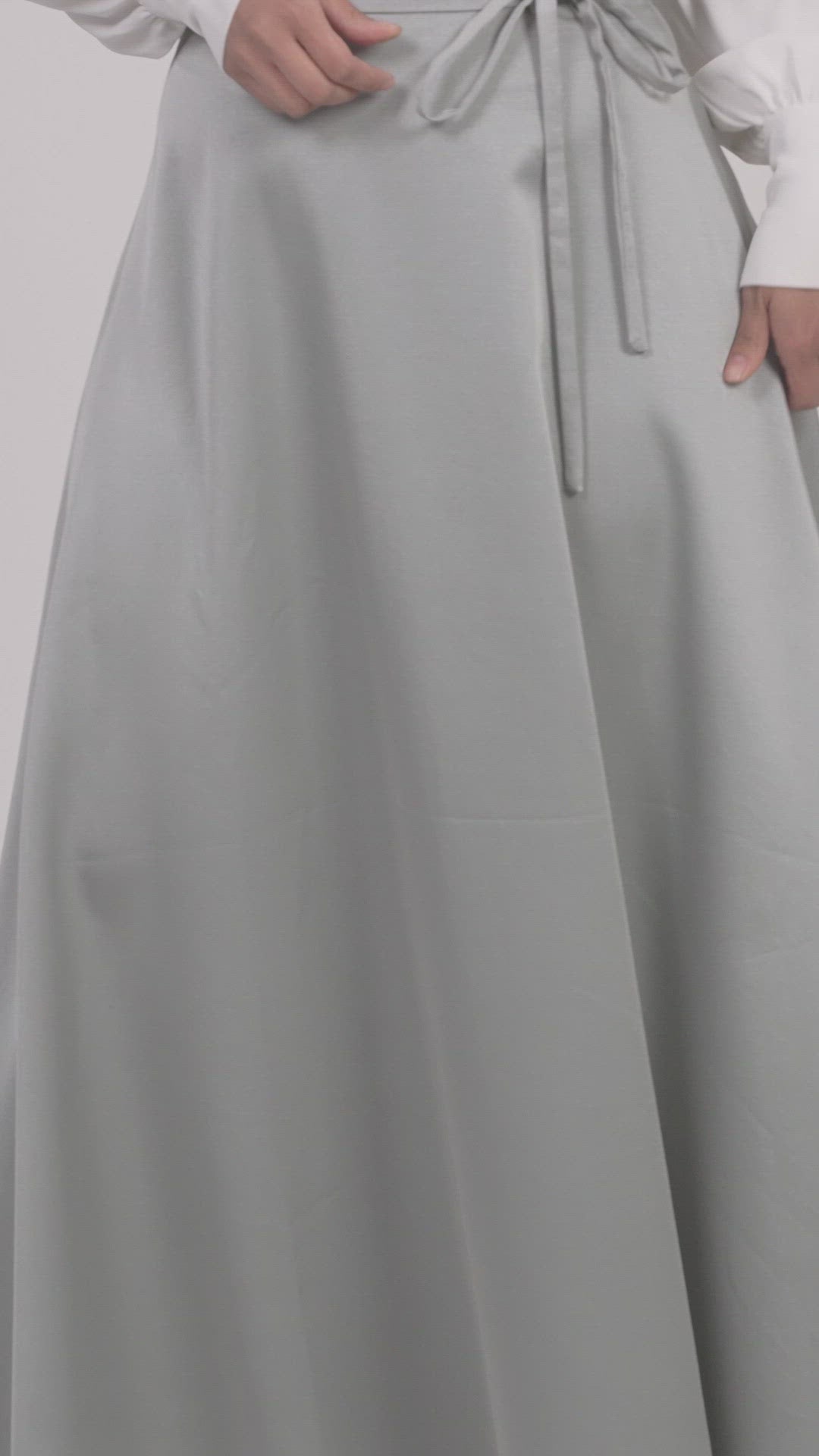 Belgrado Maxi Skirt- Slate Grey