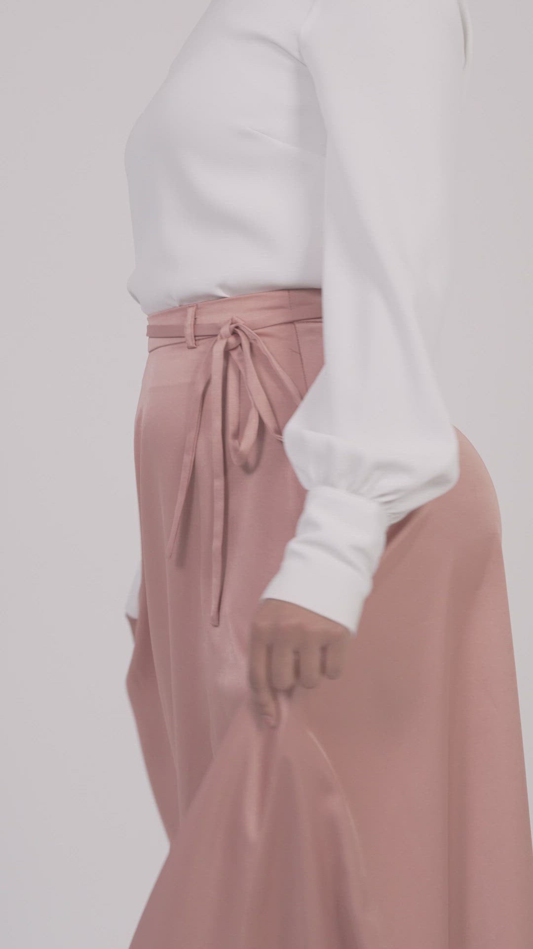 Belgrado Maxi Skirt- Coral pink