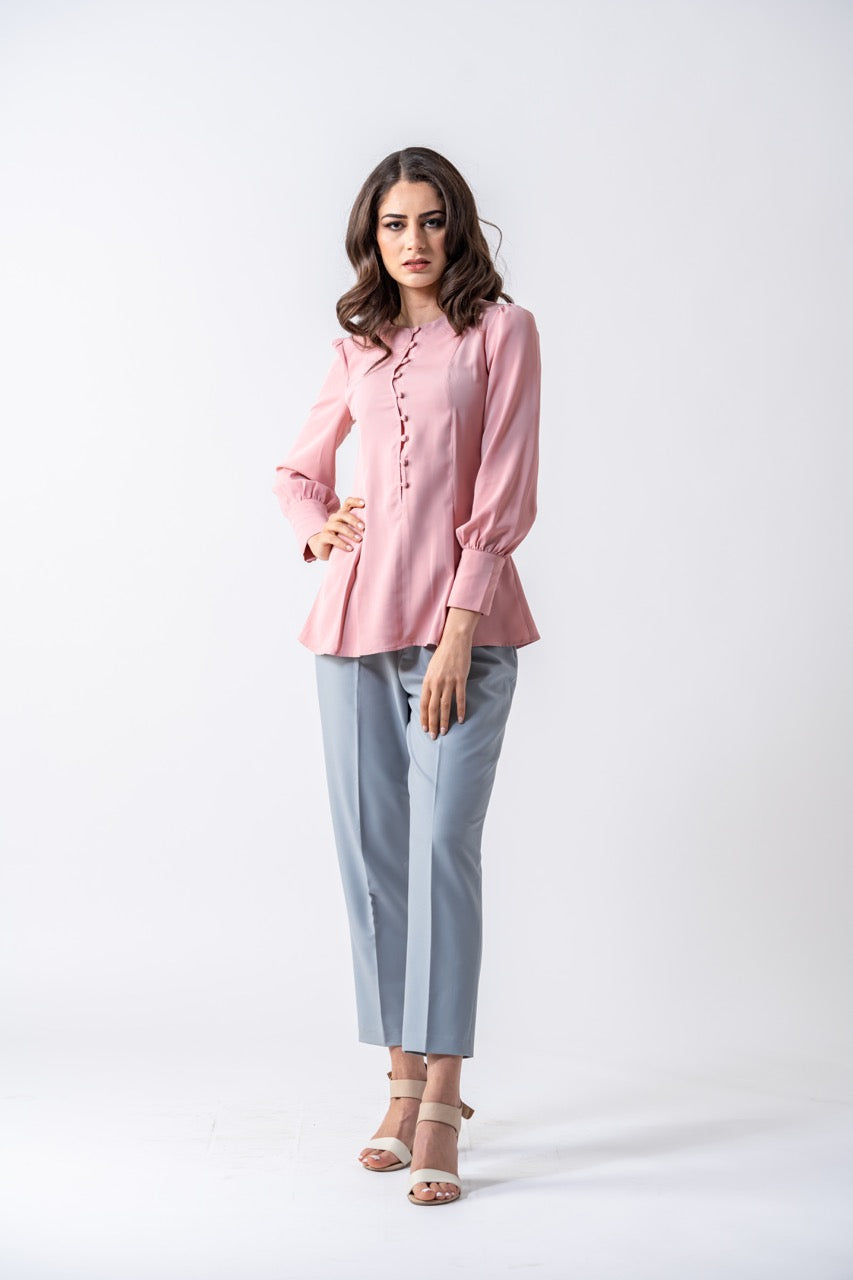 Milano Palazzo Pants - Blush Pink – Ameera Modest Wear