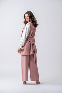 Thumbnail for Panama Maxi Vest- Blush Pink Ameera Modest Wear 