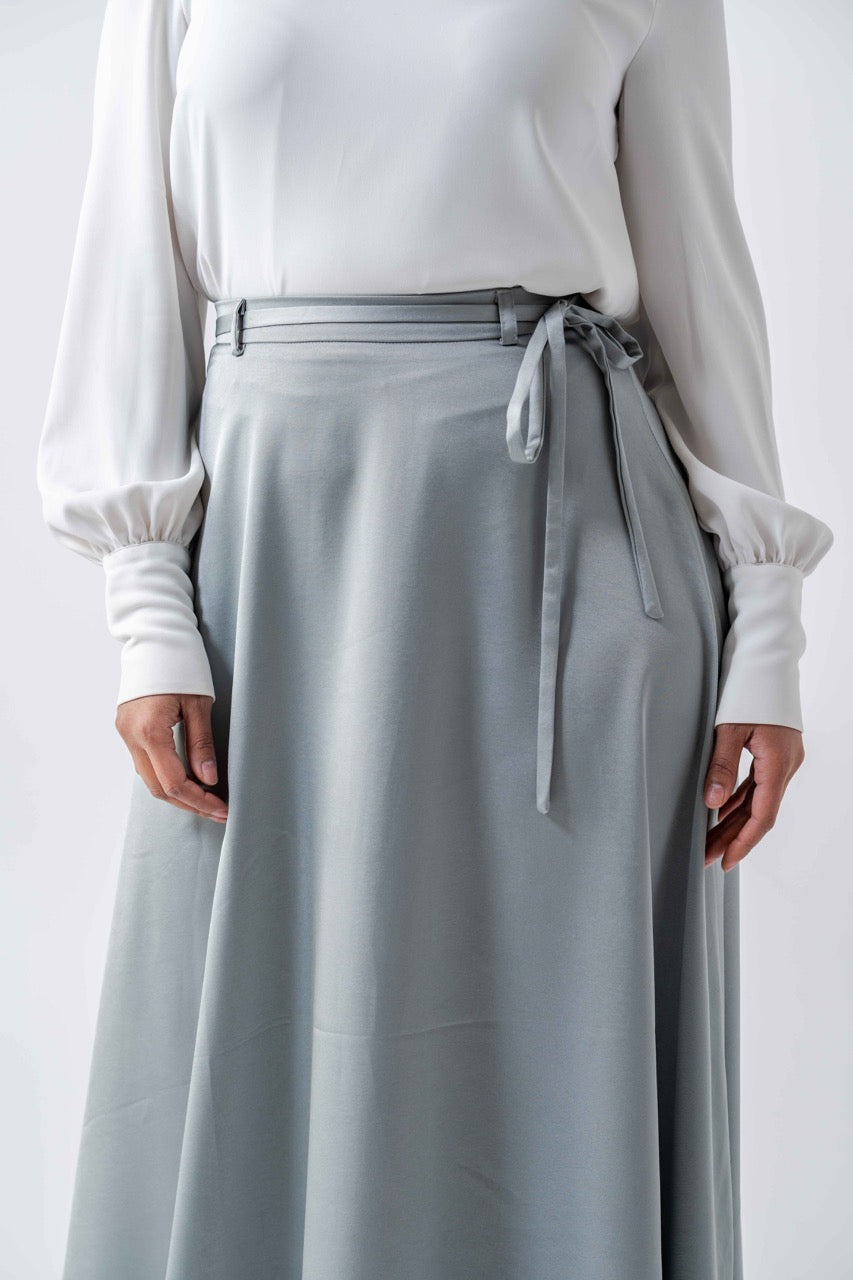 Belgrado Maxi Vest- Slate Grey Ameera Modest Wear 