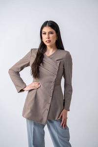 Thumbnail for Valencia Long Sleeves Blouse- Cedar Ameera Modest Wear 