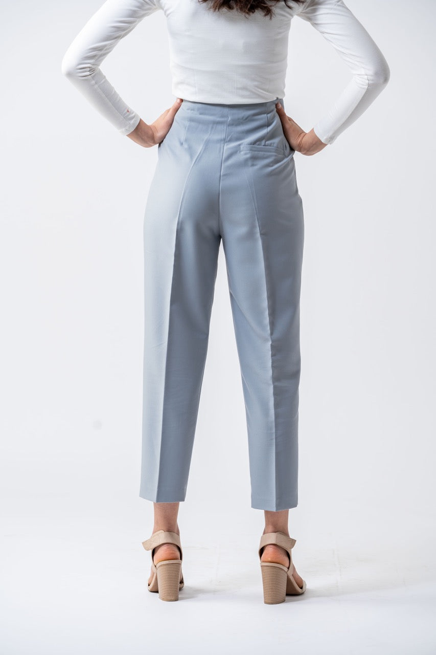 Fiji Narrow Pants- Light Slate Grey Ameera Modest Wear 
